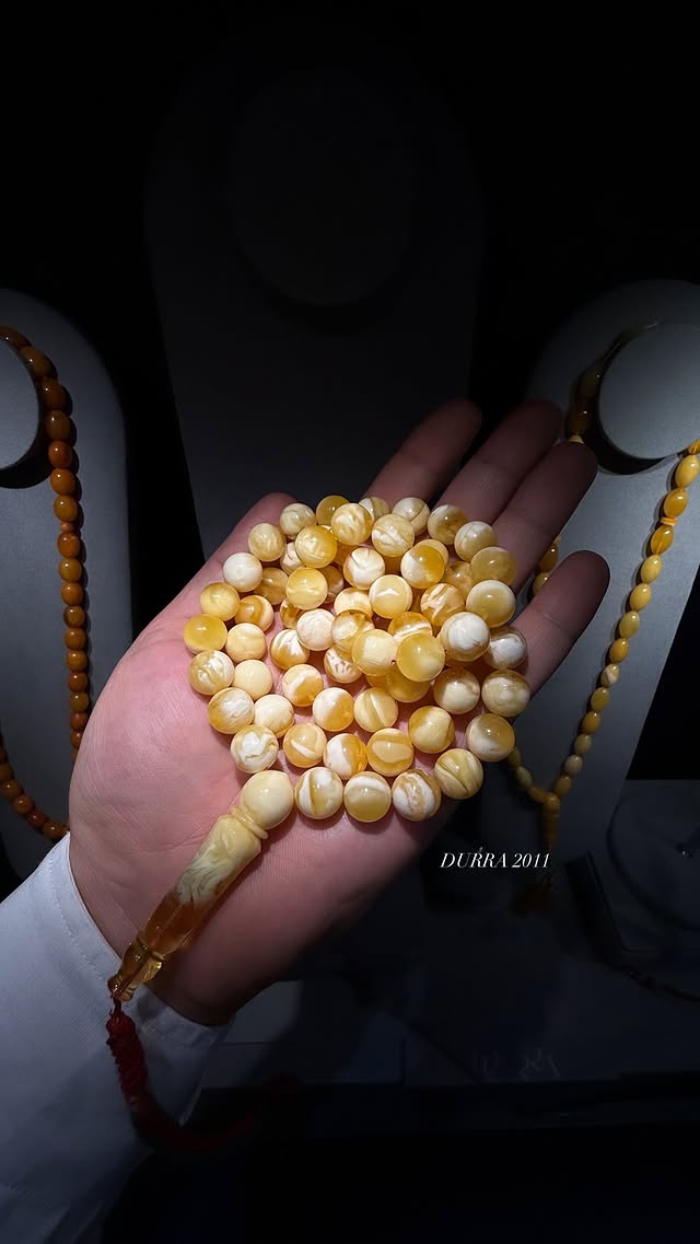 سبحة كهرمان طبيعي ملكي فاخرة - مسابح, تشكيلة الرجال