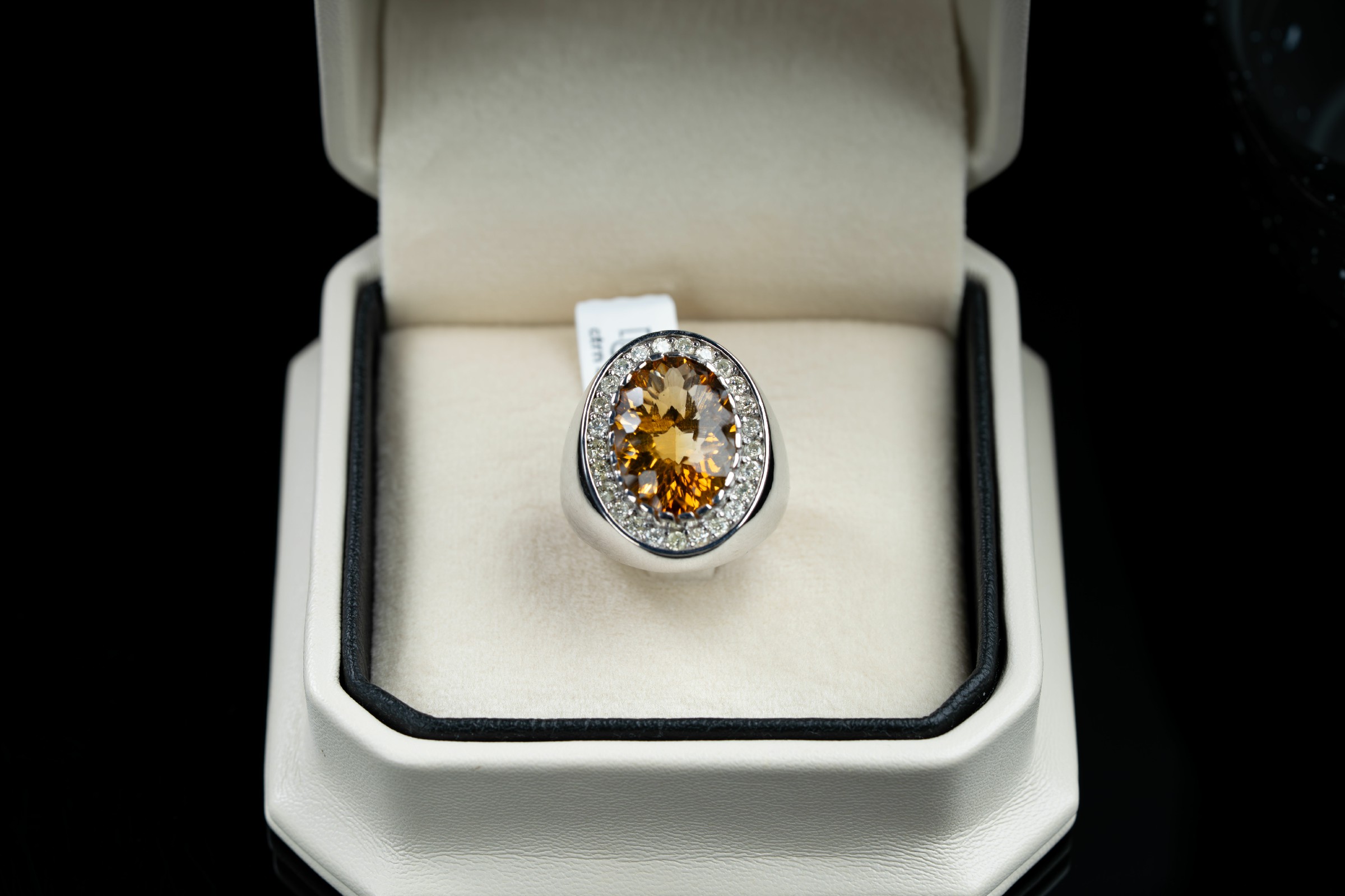 خاتم مميز بحجر السترين وترصيع الماس - تشكيلة الرجال, خواتم رجالية, سترين